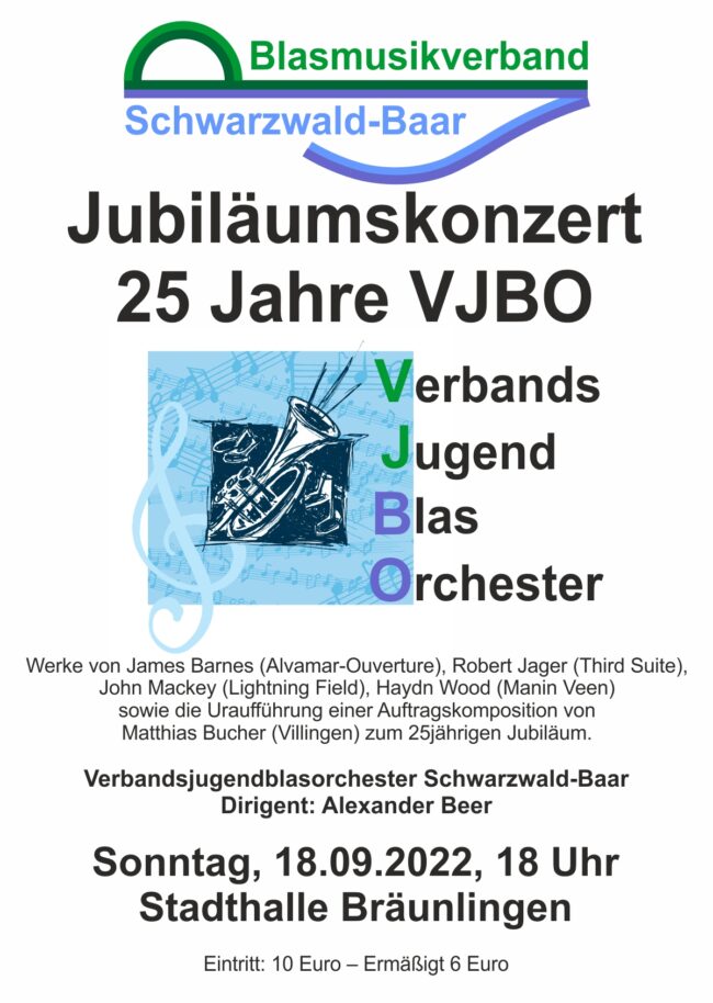VJBO Plakat 2022 Bräunlingen