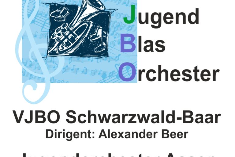 Flyer VJBO Konzert Aasen MitJOAasen2023 DinLang