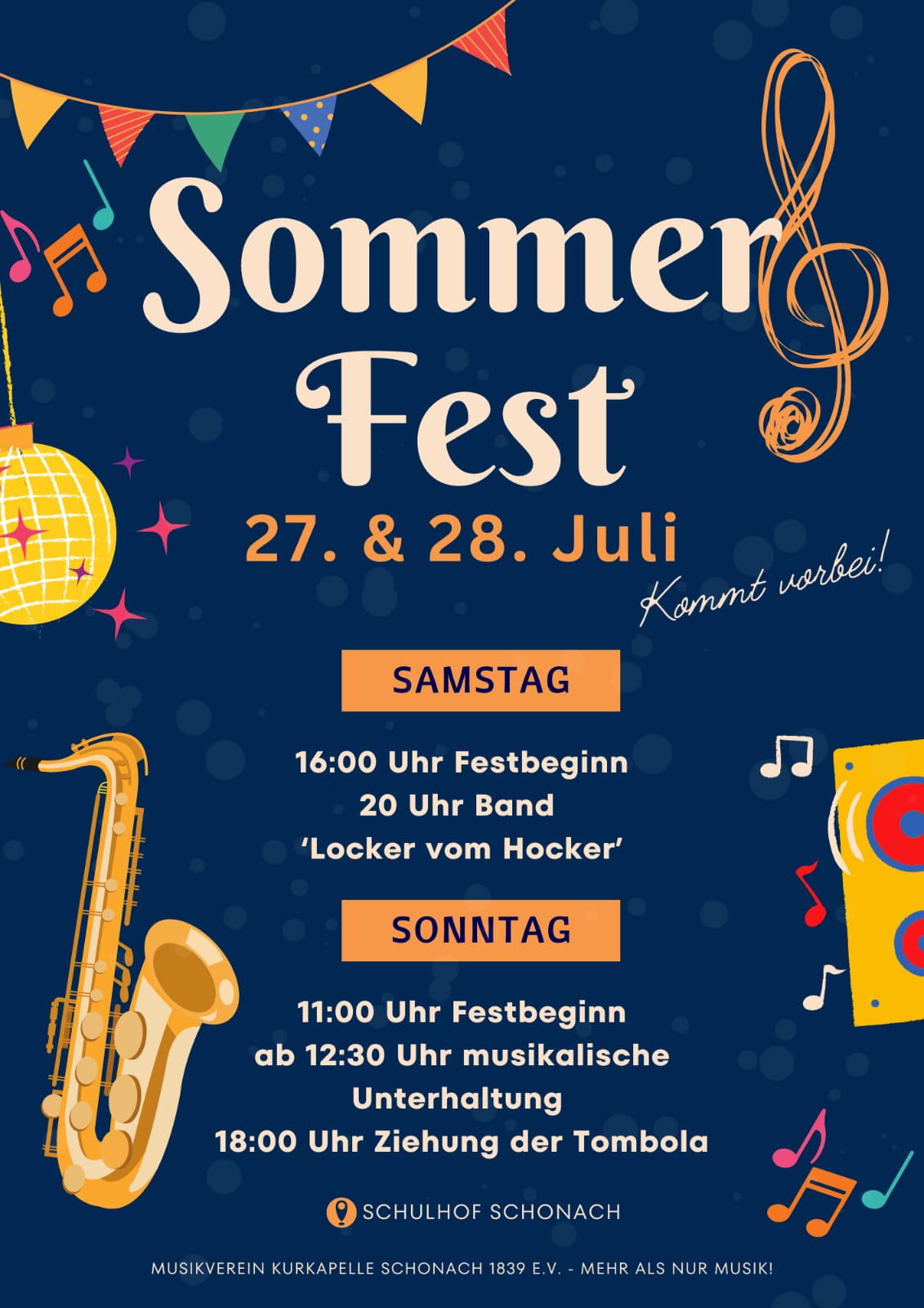 Sommerfest Musikverein Schonach