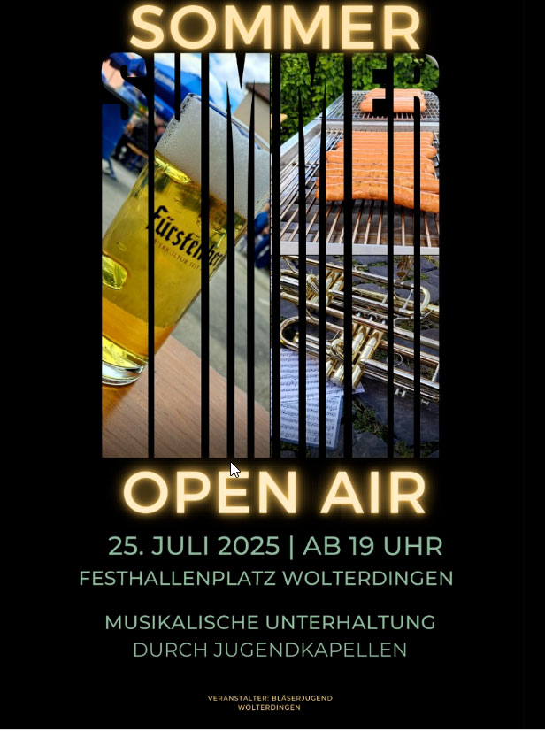 Sommer Open-Air Bläserjugend Wolterdingen