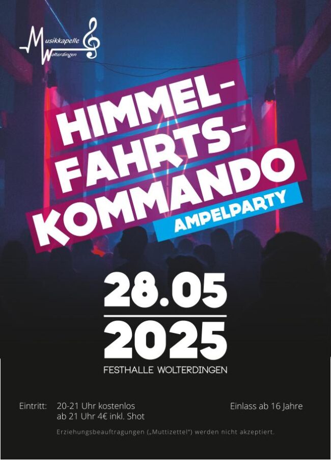 Flyer Himmelfahrstkommando 2025