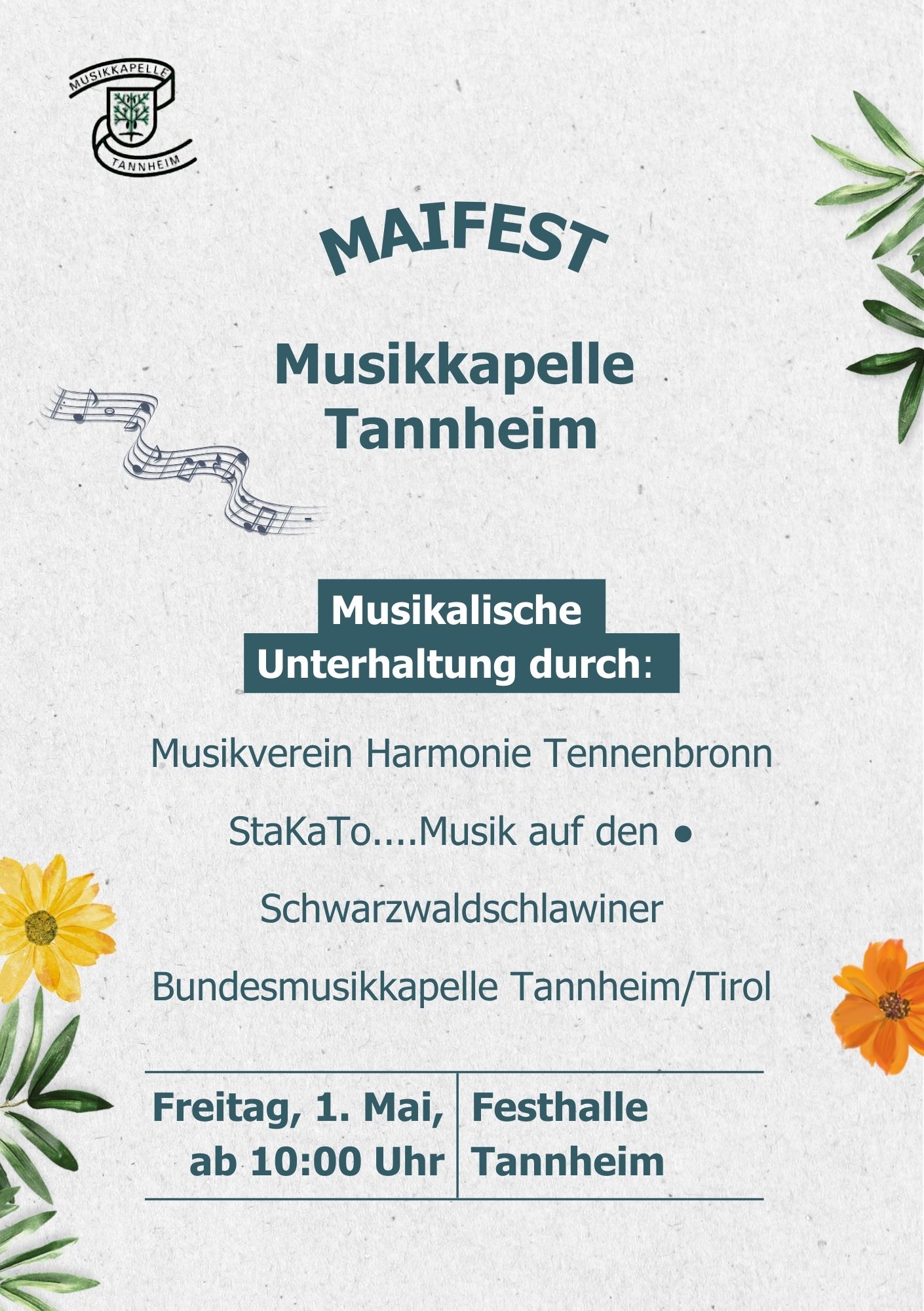 Maifest Musikverein Tannheim