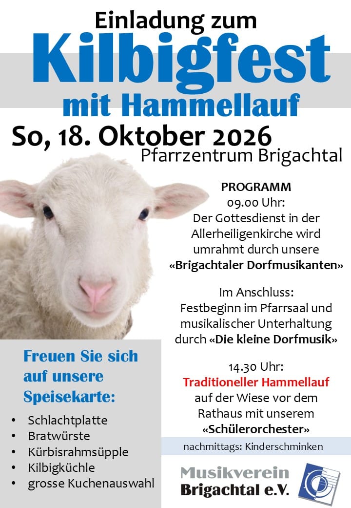 Kilbigfest mit Hammellauf des MV Brigachtal